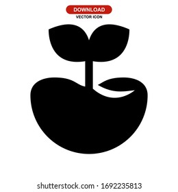 reforestation icon or logo isolated sign symbol vector illustration - high quality black style vector icons
