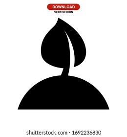 reforestation icon or logo isolated sign symbol vector illustration - high quality black style vector icons
