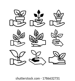 Reforestation icon or logo isolated sign symbol vector illustration - Collection of high quality black style vector icons
