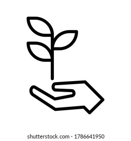 Reforestation icon or logo isolated sign symbol vector illustration - high quality black style vector icons
