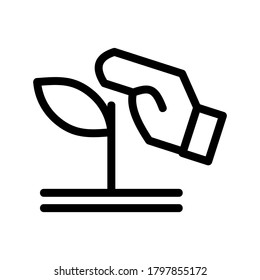 Reforestation icon or logo isolated sign symbol vector illustration - high quality black style vector icons
