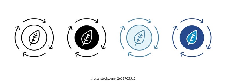 Reforestation Icon Set Multiple Style Collection