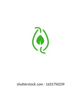 reforestation logo symbol vector design template