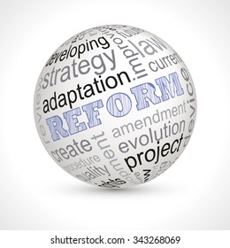 Reform sphere with keywords full vector