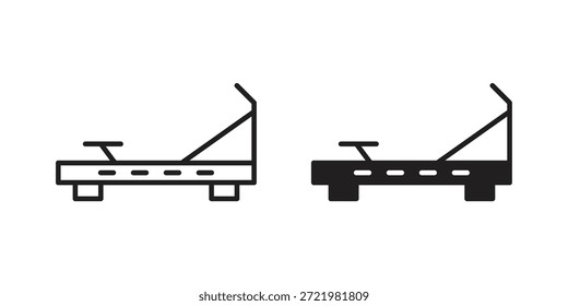 Icono de reformador icono plano simple. Versión Liner - Vector de stock.