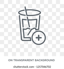 Refraction icon. Refraction design concept from Science collection. Simple element vector illustration on transparent background.