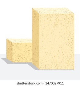 Refractory brick vector image on a white background