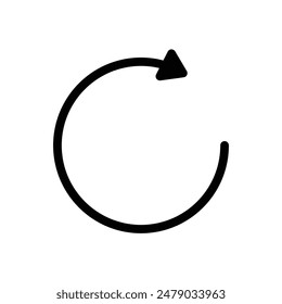 Refresh Arrow Icon Ideal for Updates and Reload Functions