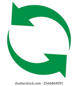 refresh arrow icon. reload arrow . recycle arrow icon eps 10.