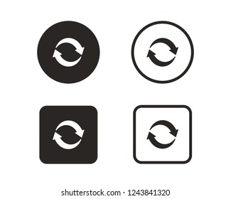 Refresh arrow icon sign symbol