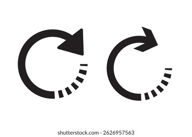refresh arrow icon transparent. refresh sign PNG. reload, reset. repeat, recycling sign. circular arrow icon vector. update icon. convert icon. replay, reboot sign on white background. EPS 10