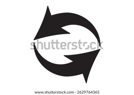 refresh arrow icon transparent. refresh sign PNG. reload, reset. repeat, recycling sign. circular arrow icon vector. update icon. convert icon. replay, reboot sign in white background. EPS 10.