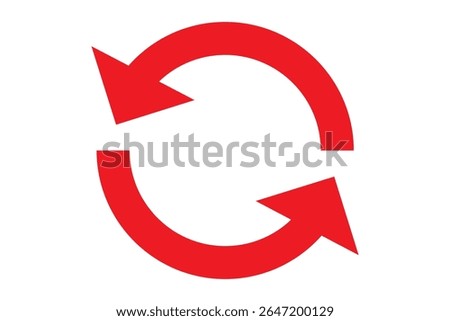 refresh arrow icon transparent. refresh sign PNG. reload, reset. repeat, recycling sign. circular arrow icon vector. update icon. convert icon. replay, reboot sign in white background. EPS 10.