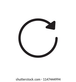 Refresh ,arrow icon vector style