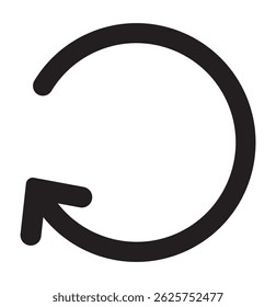 Refresh arrows icon . Reload, refresh and restart icon for website design. eps 10