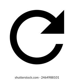 Refresh button icon vector design in eps 10