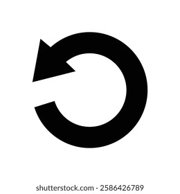refresh button logo design for operating instructions or so on