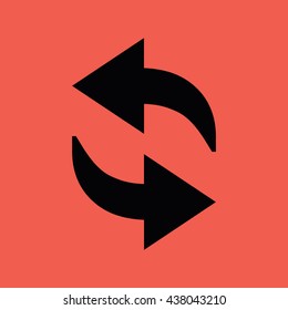 Refresh button vector icon