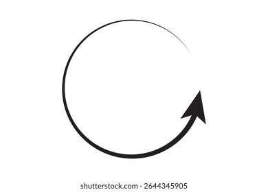 
Refresh Circle Icon with Arrow Symbol for Reload