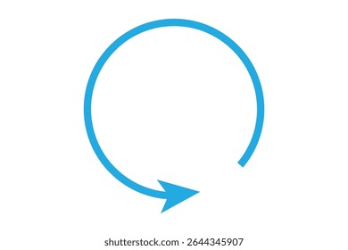
Refresh Circle Icon with Arrow Symbol for Reload