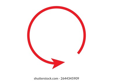 
Refresh Circle Icon with Arrow Symbol for Reload