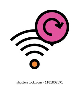 refresh color line icon