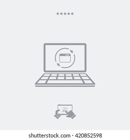 Refresh computer window icon