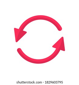 Icono de ciclo de actualización. Volver a cargar el signo. Símbolo de reciclaje. Ilustración del vector