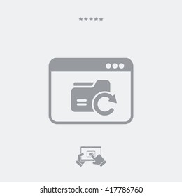 Refresh data icon