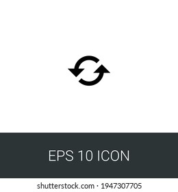 refresh eps 10 simple icon