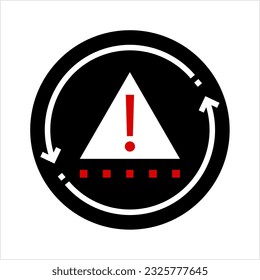 Refresh Error Icon, Error On Reload, Sync, Update Vector Art Illustration