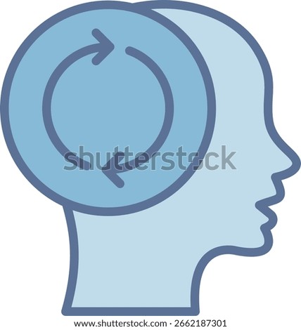 Refresh Filled Blue Tone Icon
