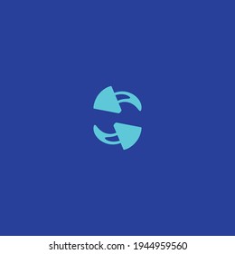 Refresh flat icon. Simple style update  symbol. Logo design element. T-shirt printing. eps10. Vector for sticker.