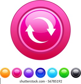 Refresh glossy circle web buttons.