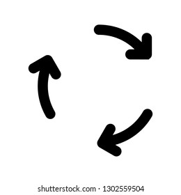 refresh glyph icon