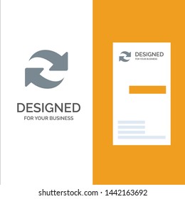 Refresh Grey Logo Design and Business Card Template