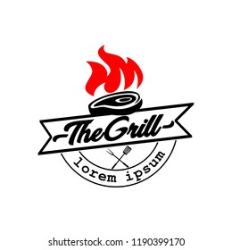 Refresh Grill Logo template vector