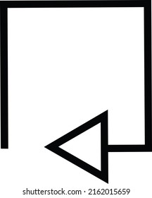 refresh history icon concept flat designed arrow head shape 