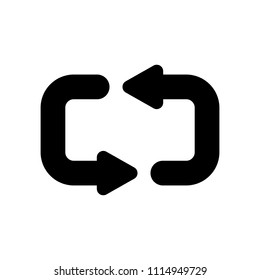 Refresh icon , arrow sign design