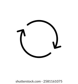 Refresh icon Art design illustration
