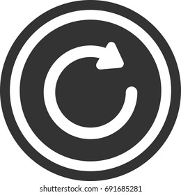 Refresh icon  , circle sign design