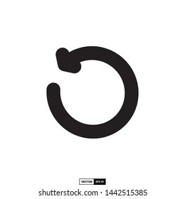Refresh icon, design inspiration vector template for interface and any purpose