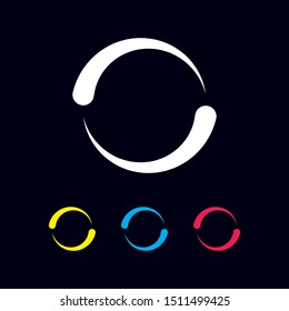 Refresh icon design, Reload symbol. vector illustration