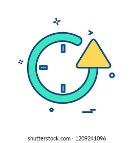 Refresh icon design vector