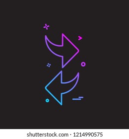 Refresh icon design vector