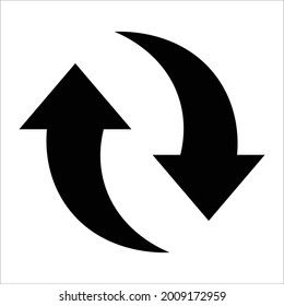 refresh icon design vector graphics