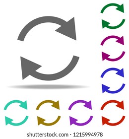 refresh icon. Elements of web in multi color style icons. Simple icon for websites, web design, mobile app, info graphics