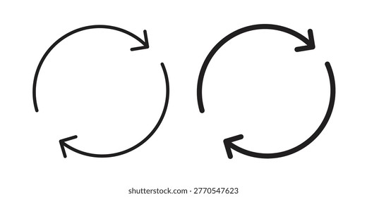 Refresh icon for graphic and web design. EPS10