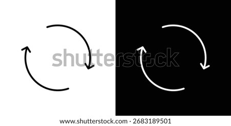 Refresh icon Illustration. Vector Graphic. EPS 10