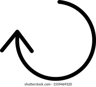  refresh icon isolated on background
